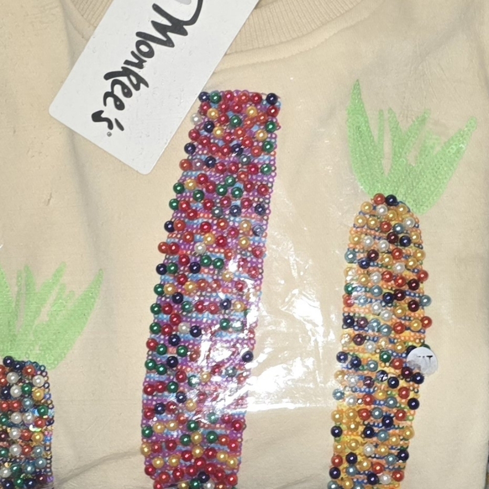 Queen of Sparkles Maize Corn Sweatshirt - Picture 7 of 7